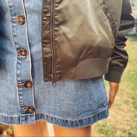 Forever 21 Button-Front Jean Skirt - Picture 6 of 10
